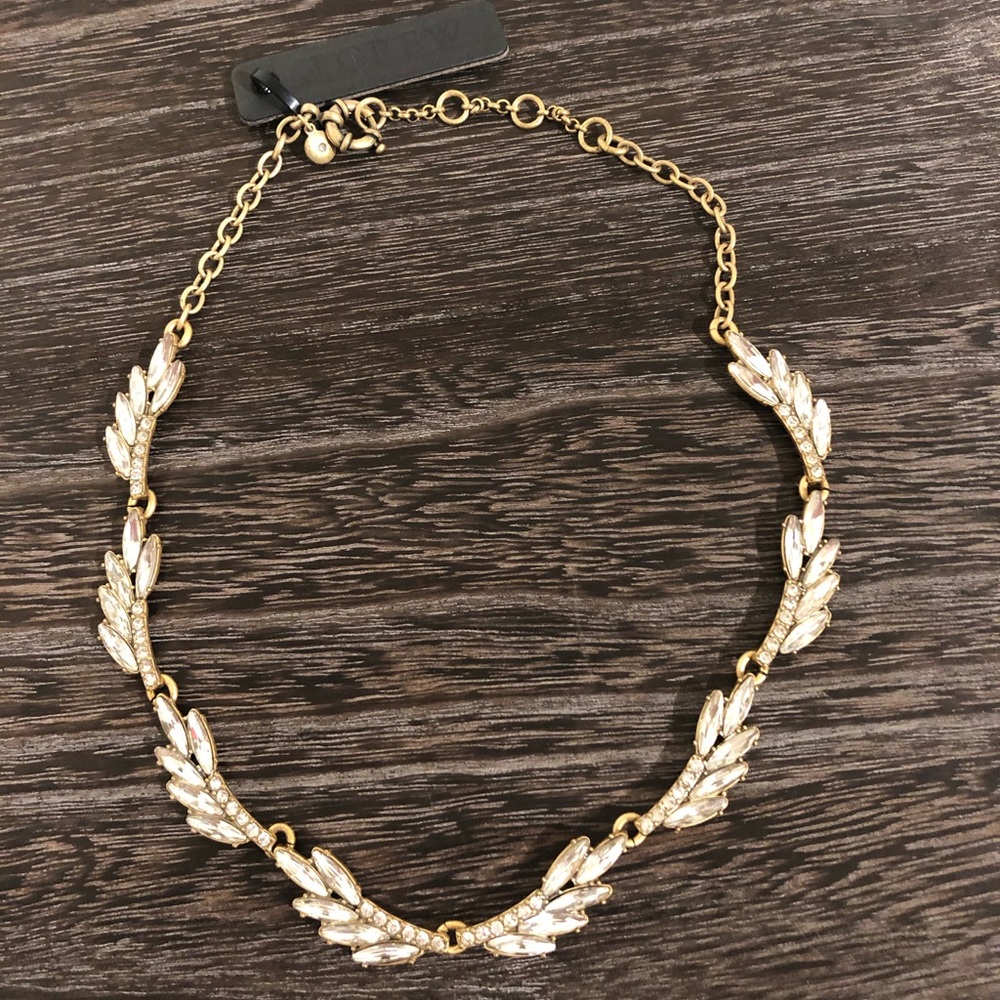 J.Crew - Feather design necklace (new)